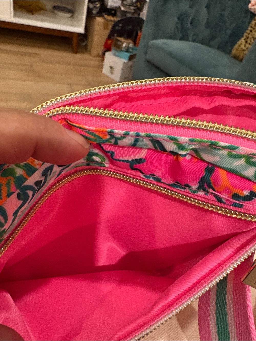 Lilly Pulitzer belt belt bag new without tags back zipper pocket - Picture 7 of 8